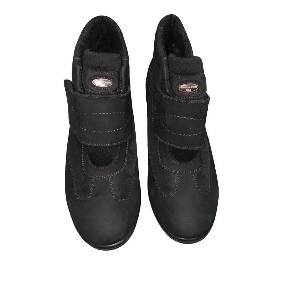 Waldläufer RANGER KORINNA HOOK AND LOOP CLOSURE ANKLE BOOT IN BLACK. UK Size 5.5
